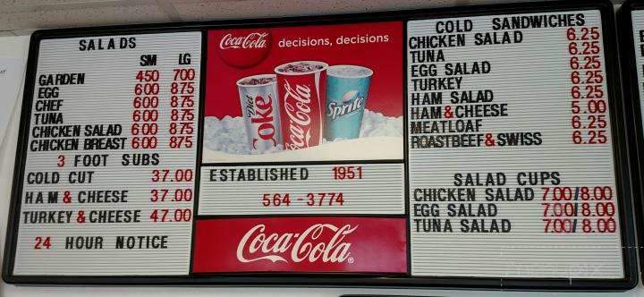 Flemings Sub Base - Harrisburg, PA menu_pic
