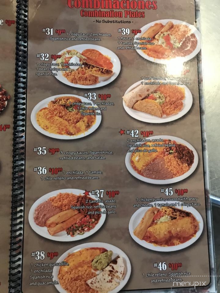 Taqueria Jalisco - Midland, TX menu_pic