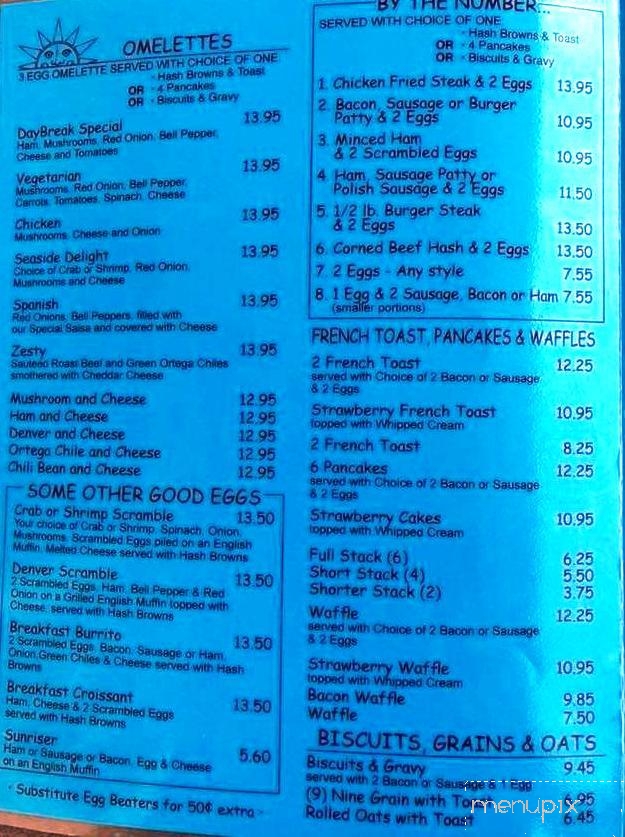Day Break Cafe - Penn Valley, CA menu_pic