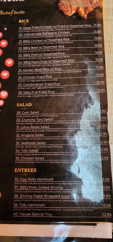 Sea Queen Aroma Bar Grill and Banquet Hall - Upland, CA menu_pic