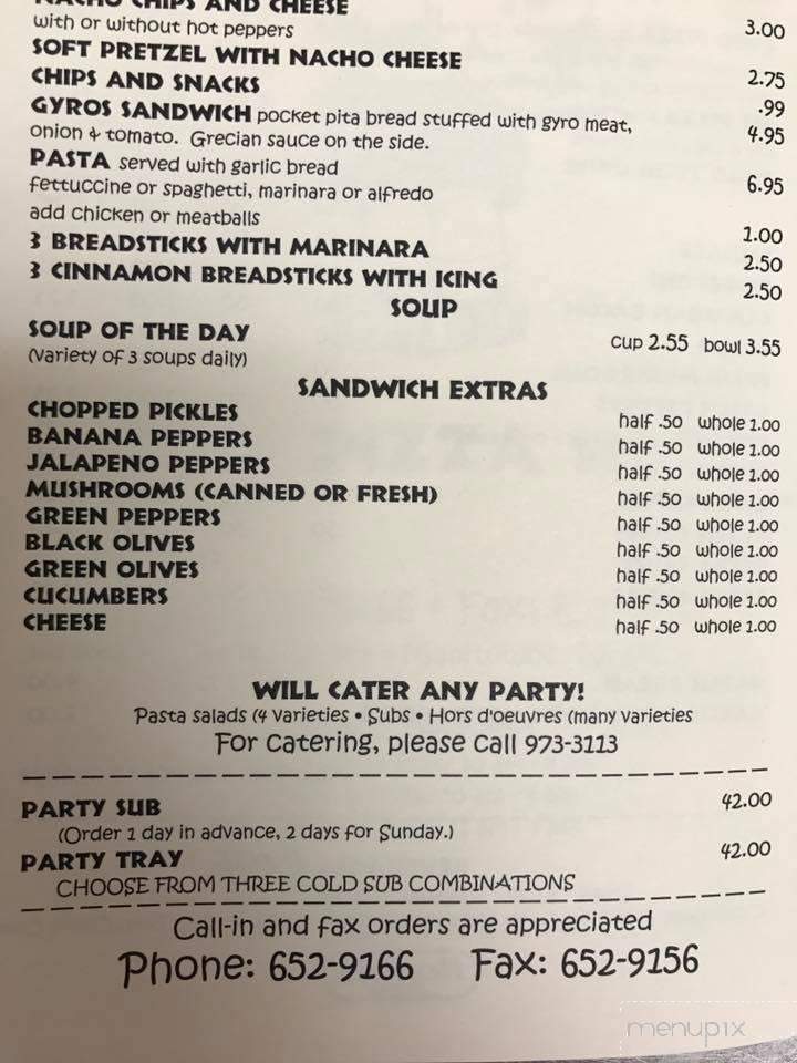 Fatzo's Of Manitowoc - Manitowoc, WI menu_pic