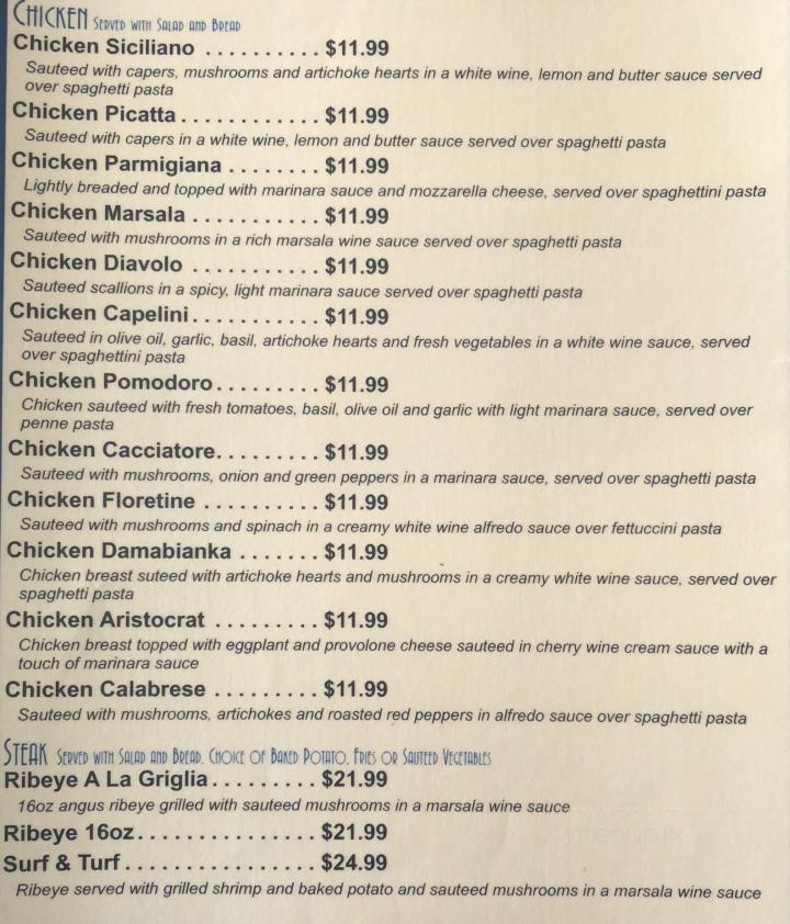 Roma Italian Restaurant - Hugo, OK menu_pic