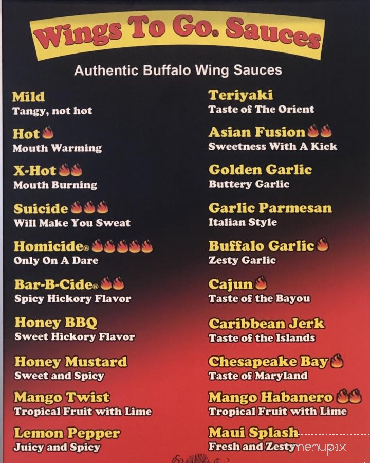Wings To Go - Nolensville, TN menu_pic
