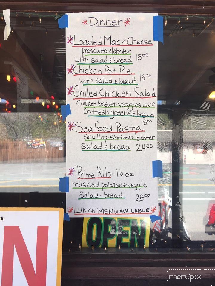J Marklee Toll Station - Markleeville, CA menu_pic