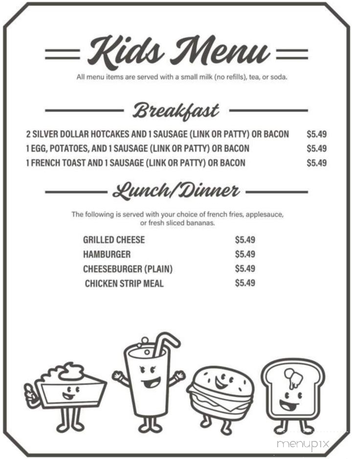 Hyde's Restaurant - Hamilton, OH menu_pic