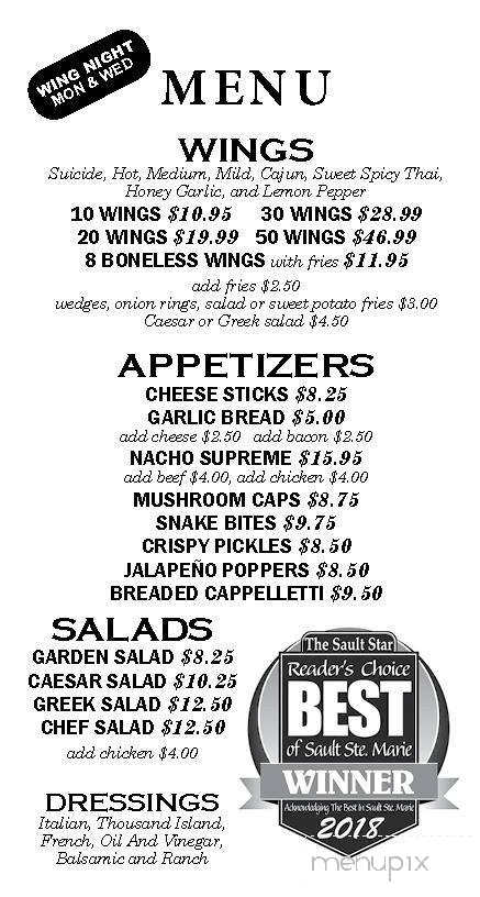Service Grill - Sault Ste Marie, ON menu_pic