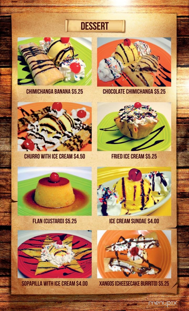 Atzimba Mexican Restaurant - Selmer, TN menu_pic