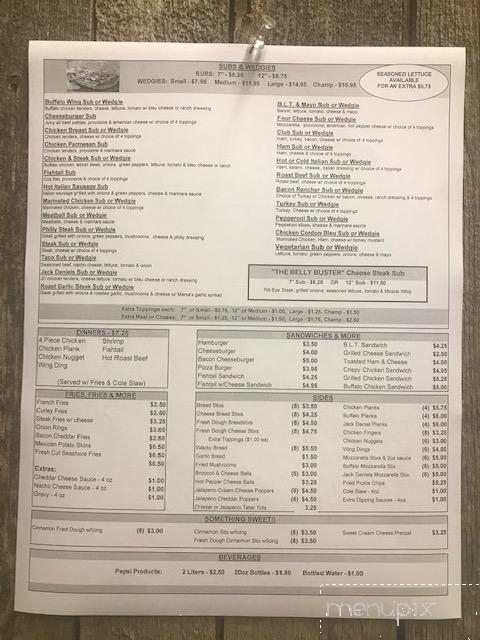 Coney Pizza - Lonaconing, MD menu_pic