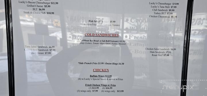 Lucky's Grille - Capitol Heights, MD menu_pic