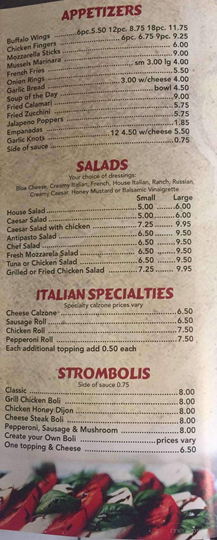 Phil's Pizzeria & Italian Rest - Long Valley, NJ menu_pic