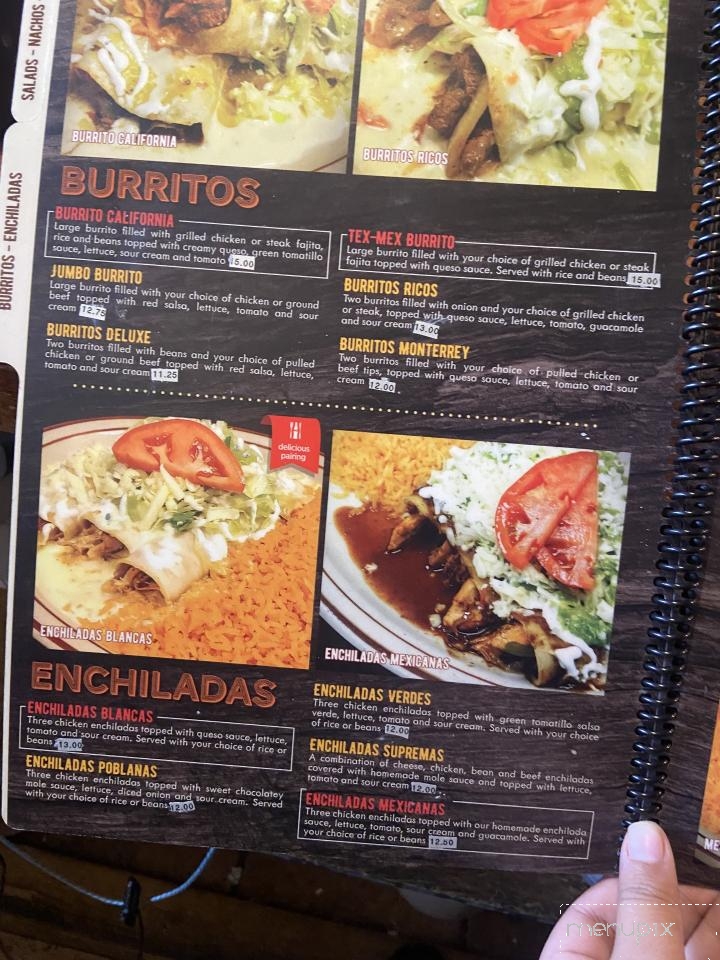 El Charro Mexican Grill - Radford, VA menu_pic