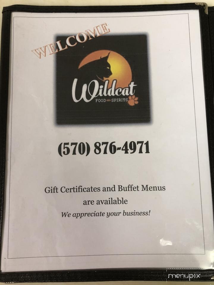 Wildcat Saloon and Eatery - Archbald, PA menu_pic