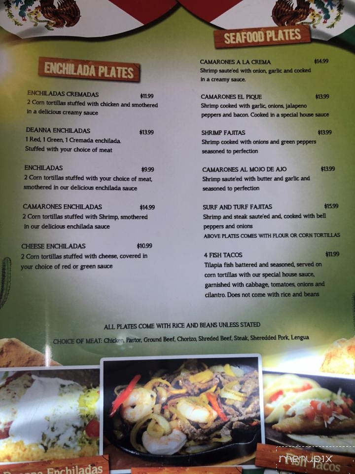 El Pique Family Restaurant - Dallas, OR menu_pic