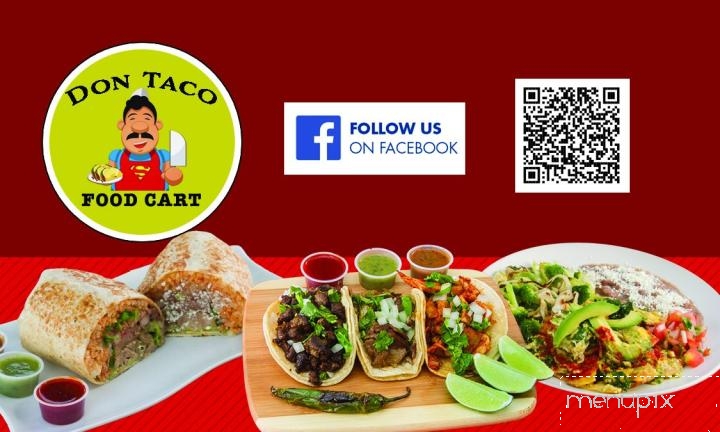 Don Taco Food Cart - Portland, OR menu_pic