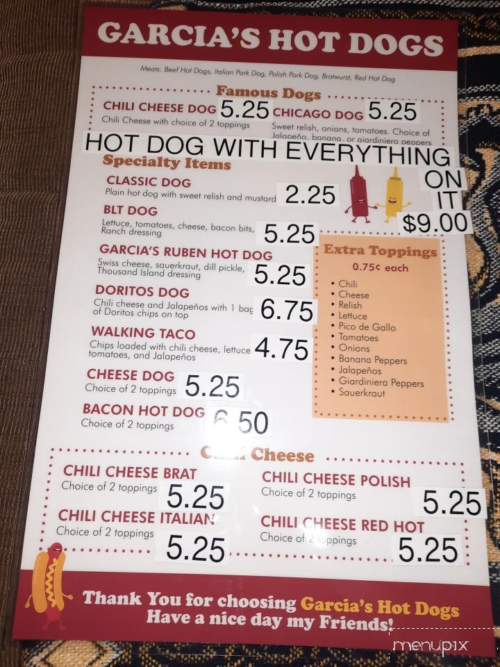 Garcia's Hot Dog - Indianapolis, IN