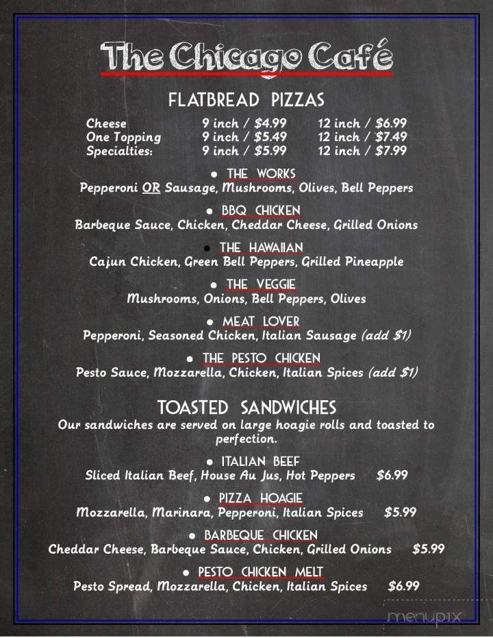 The Chicago Cafe - Florence, AL menu_pic