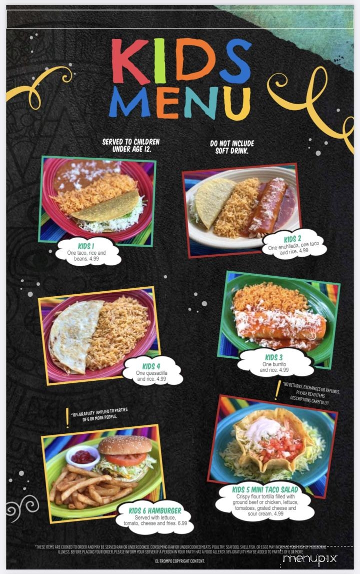 El Trompo - West Chester, OH menu_pic