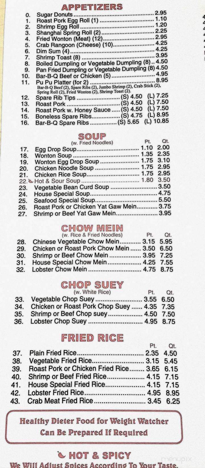 2000 Chinese Restaurant - Watertown, NY