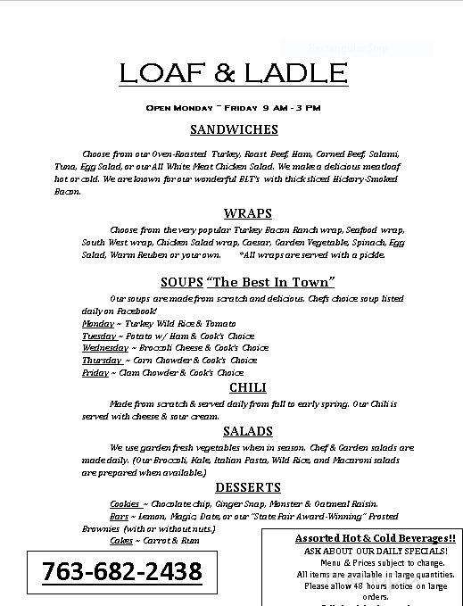 Loaf & Ladle - Buffalo, MN