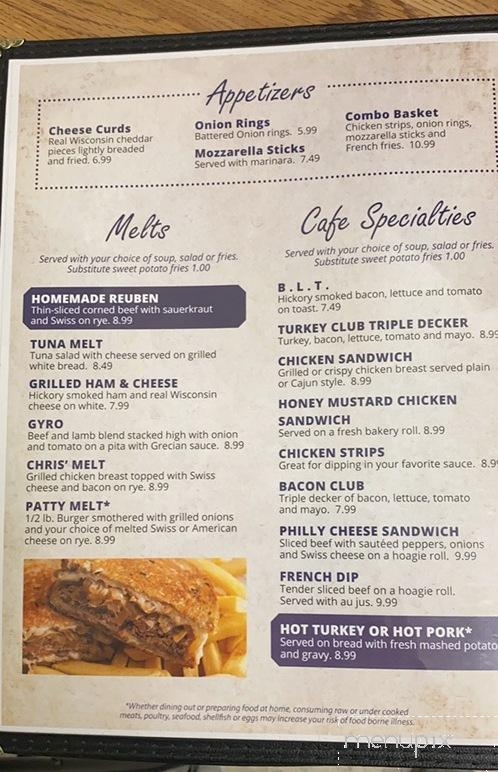 R&J Athens Cafe - Athens, WI menu_pic