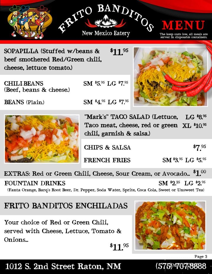 Frito Banditos New Mexican Eatery - Raton, NM