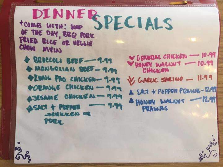 Uncle Wong Chinese Restaurant - Oakley, CA menu_pic