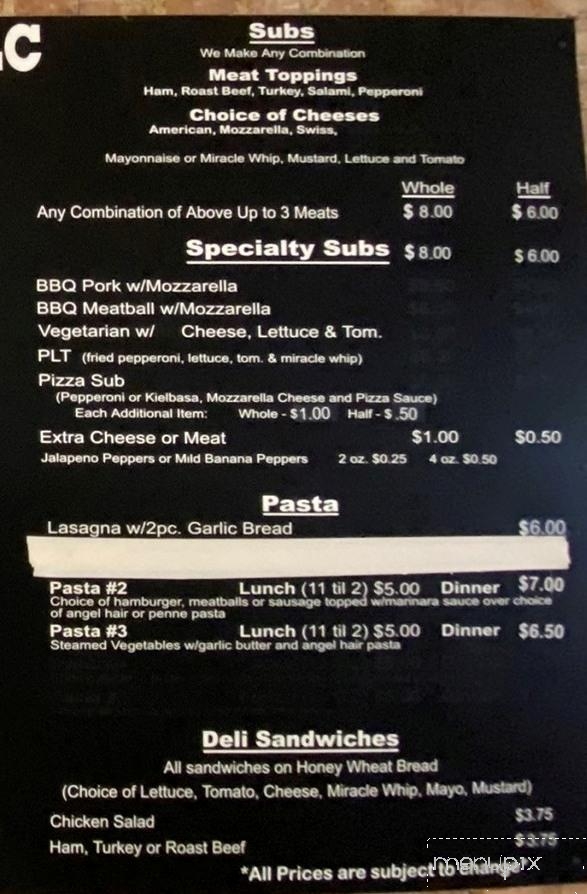 Mike's Pizza & Sub Carry Out - Sturgis, MI menu_pic
