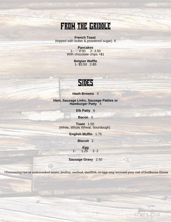 Timber Lodge Cafe - Saint Maries, ID menu_pic