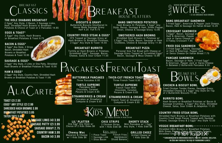 The Hole Shabang - Mitchellville, IA menu_pic