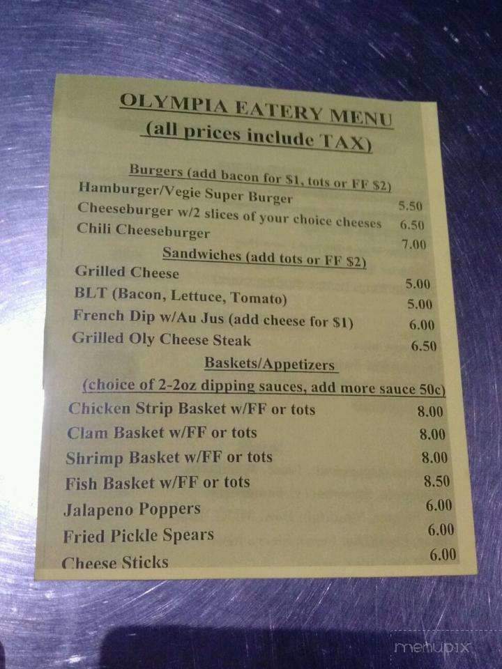 Olympia Hotdog Company - Olympia, WA menu_pic