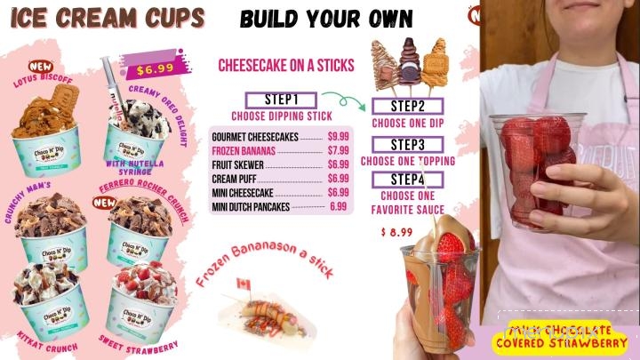 Choco N Dip - Edmonton, AB menu_pic