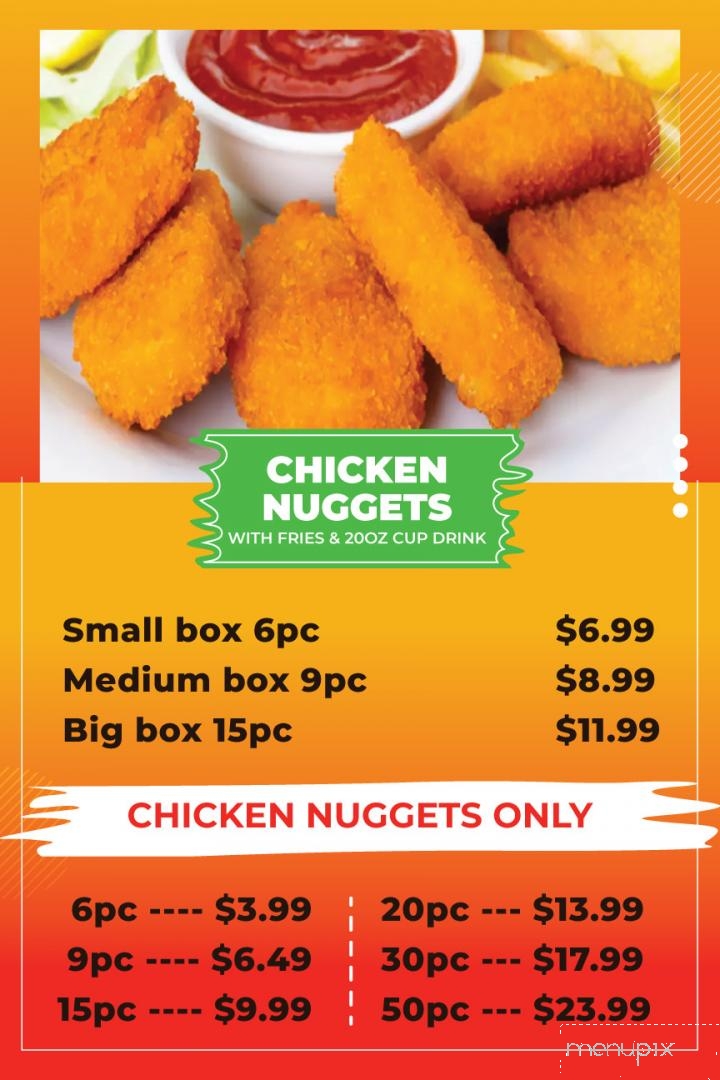 America's Famous Wings - Los Angeles, CA menu_pic