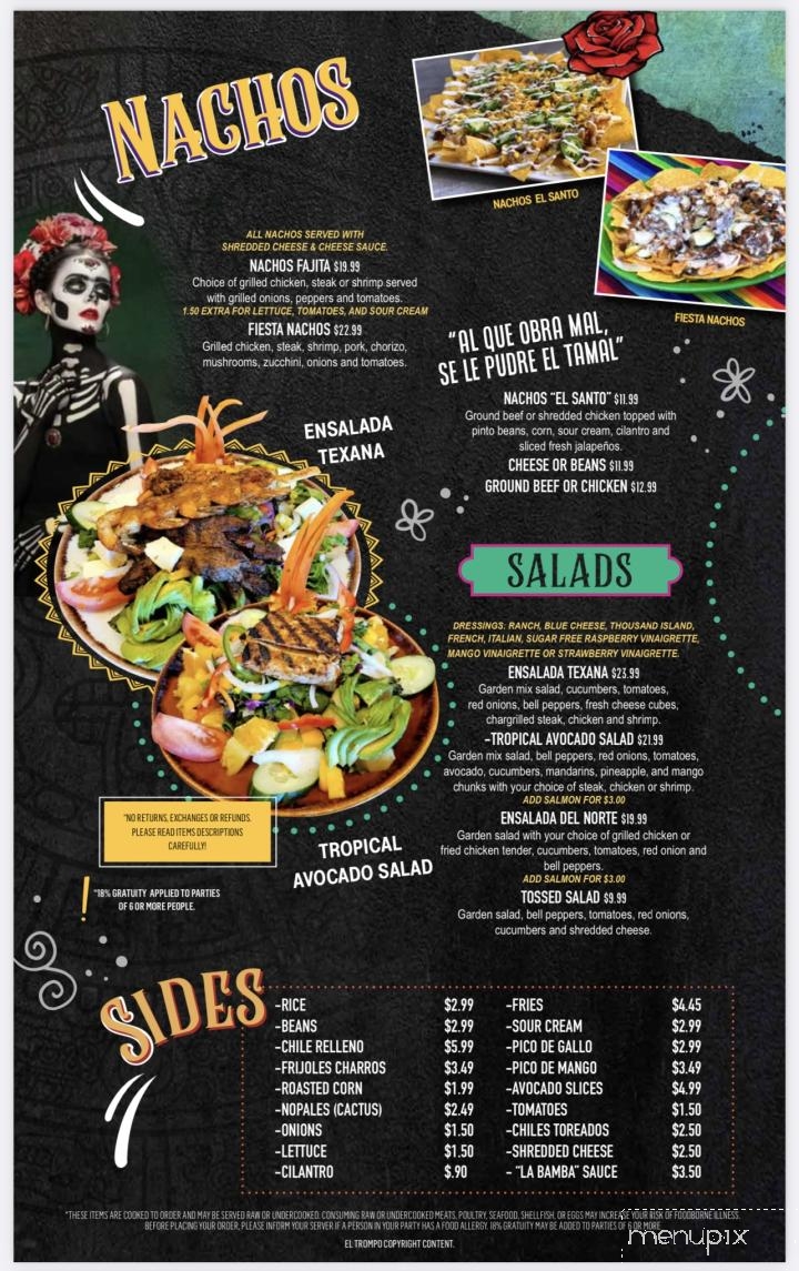 El Trompo - West Chester, OH menu_pic