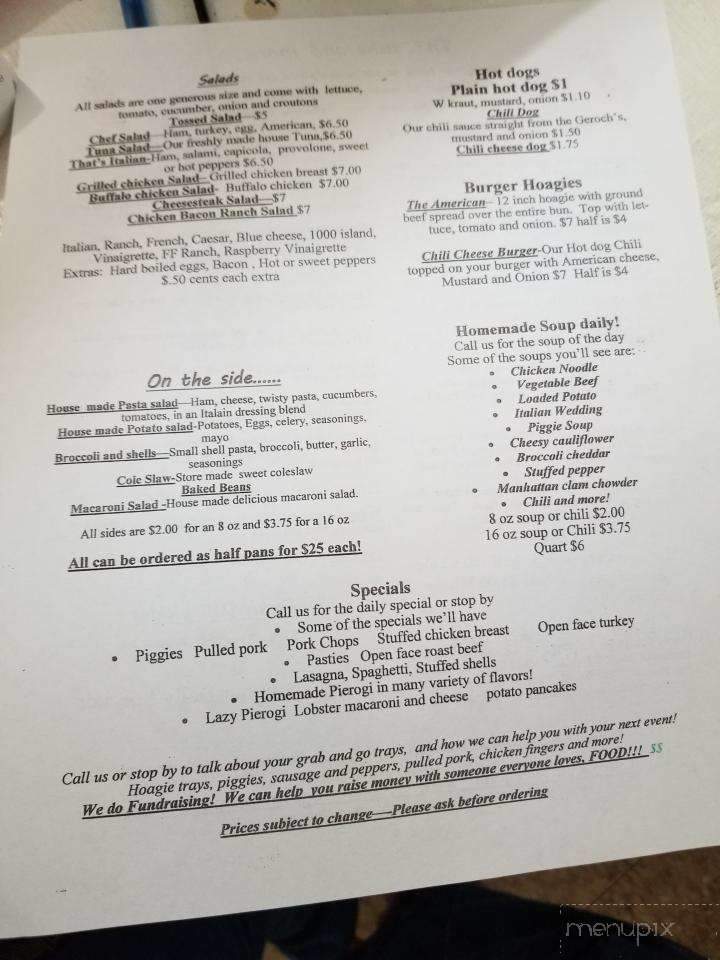 TNT Subs and More - Nanticoke, PA menu_pic