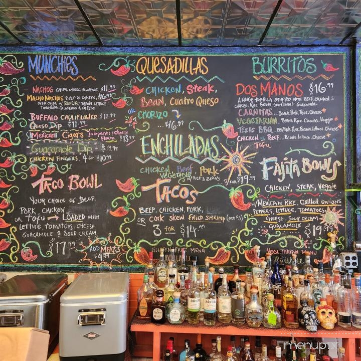 Pablo's Burrito Cantina - Lake George, NY menu_pic