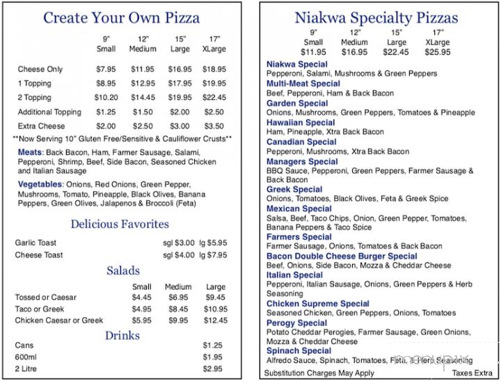 Niakwa Pizza - Winnipeg, MB