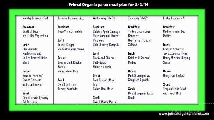Primal Organic - Miami, FL menu_pic