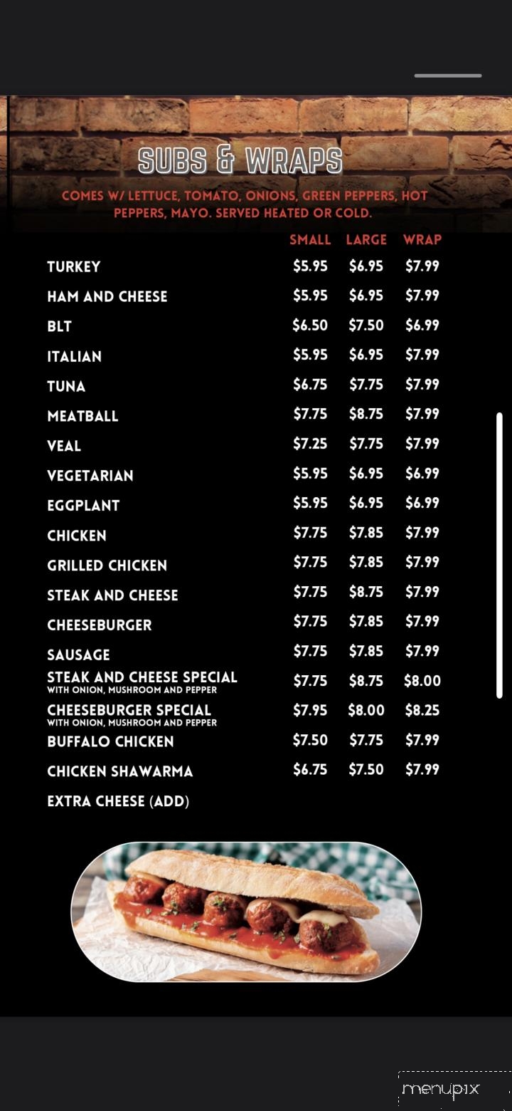 Speedy Pizza - North Providence, RI menu_pic