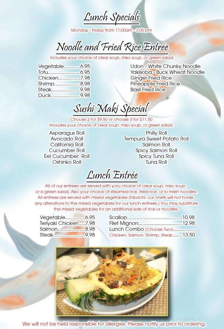 Kimono Kin - Beckley, WV menu_pic