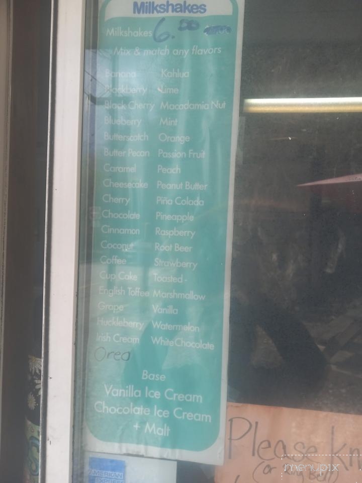 Burger Queen - Ketchikan, AK menu_pic
