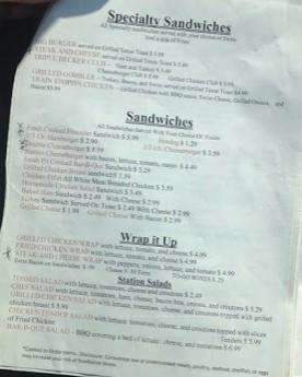 Church Street Station - Eden, NC menu_pic