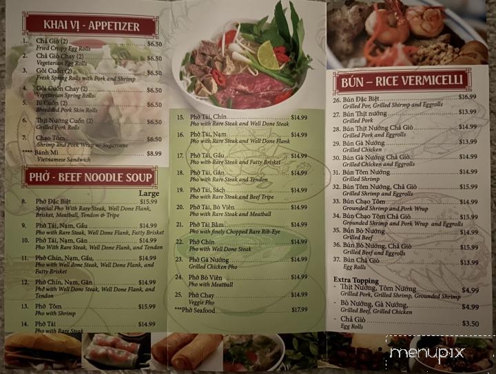 Pho Saigon II Vietnamese Cuisine - Stroudsburg, PA menu_pic