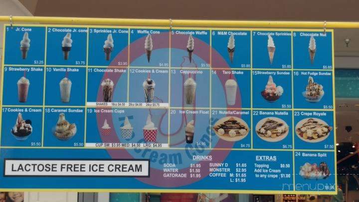 J Ice cream cones - Lakewood, CA menu_pic