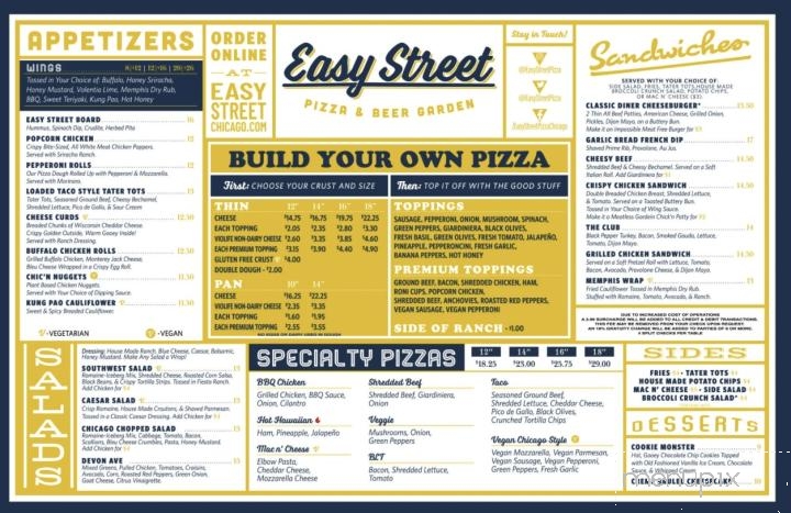 Easy Street Pizza & Beer Garden - Park Ridge, IL