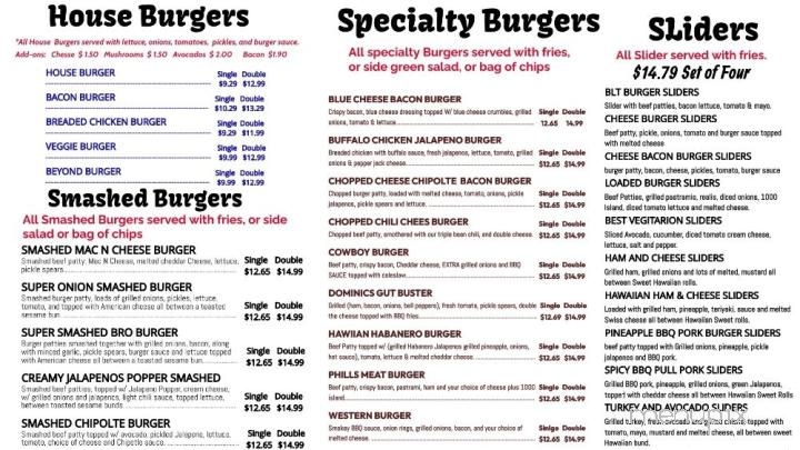 Hot Deli - Fortuna, CA menu_pic