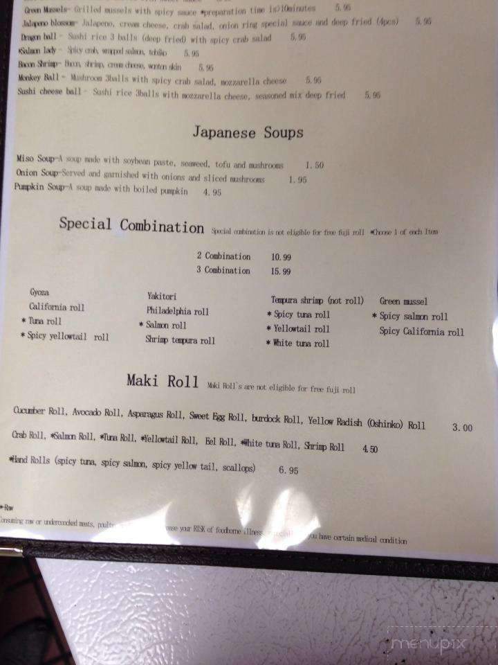 Sushi House - Broken Arrow, OK menu_pic