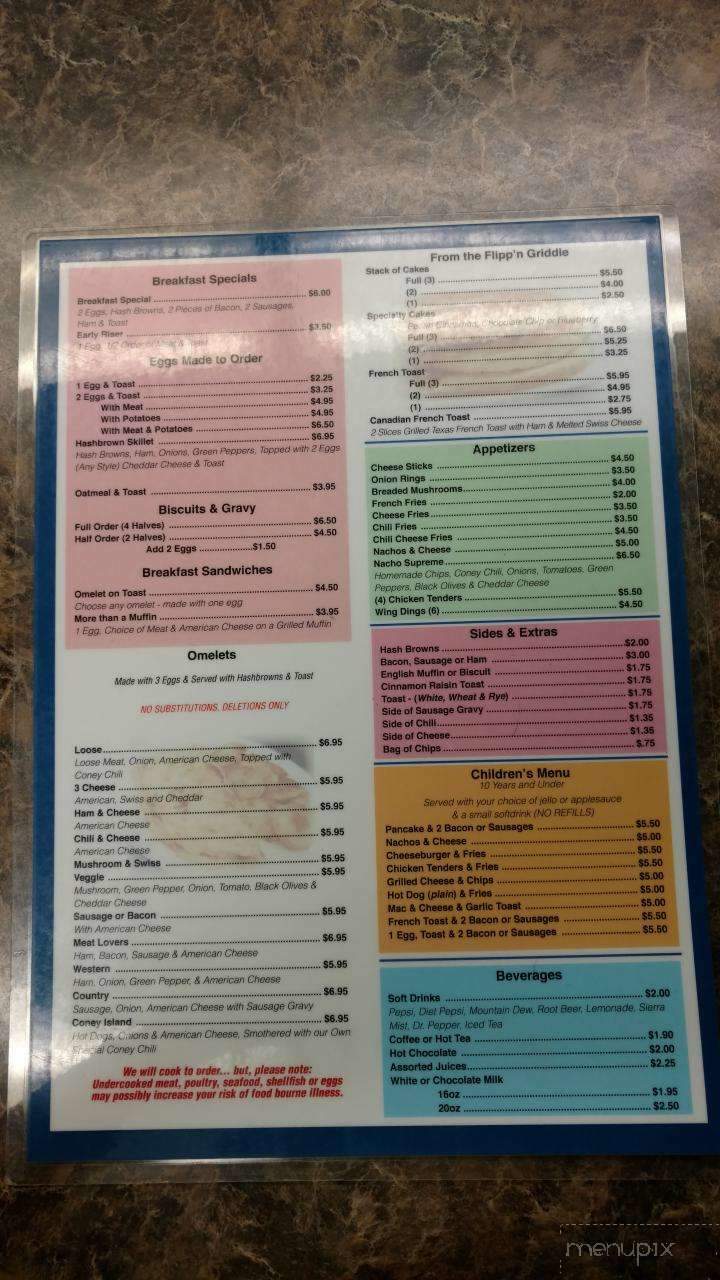 Coney Island - St Clair, MI menu_pic