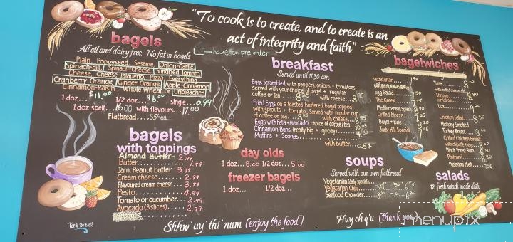 Island Bagel Co. - Duncan, BC menu_pic