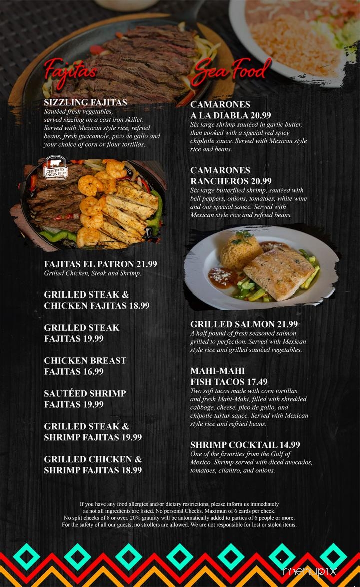 Elvira's Mexican Grill - Simi Valley, CA menu_pic