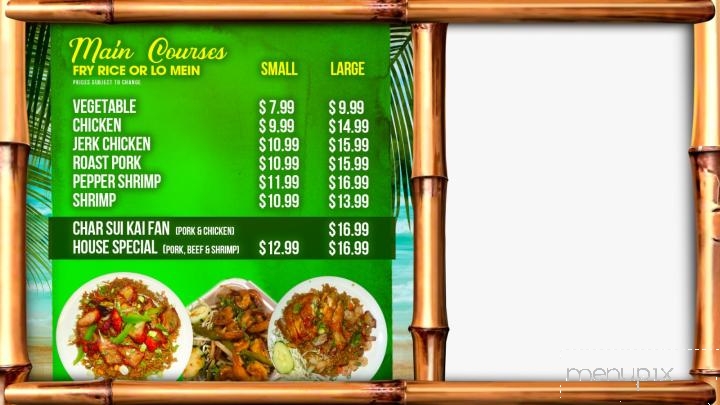 Alvin's Cuisine - Orlando, FL menu_pic